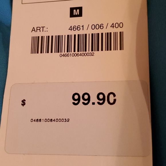 Turquoise blue caftan - Picture 5 of 6